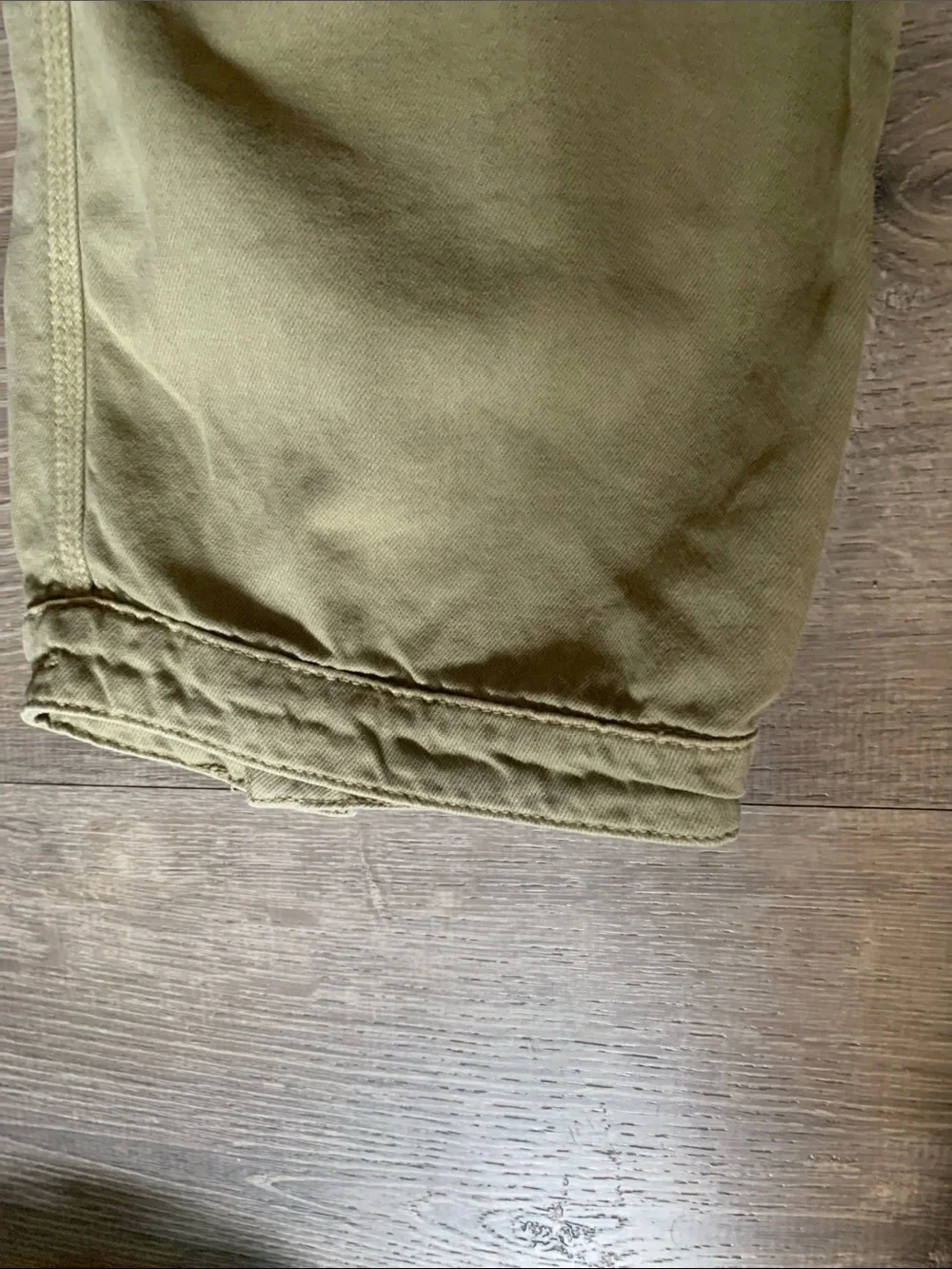 Free People Olive Green Cargo Trousers